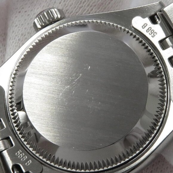 ROLEX Datejust 26mm Stainless Steel 18K White Gold Black Dial - Picture 8 of 12